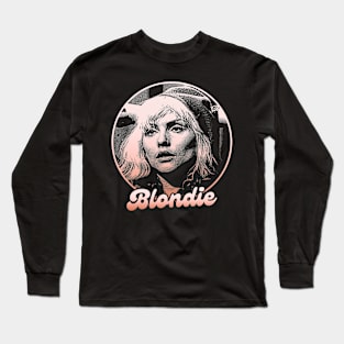 Blondie - Gradients Drawing Artwork Long Sleeve T-Shirt